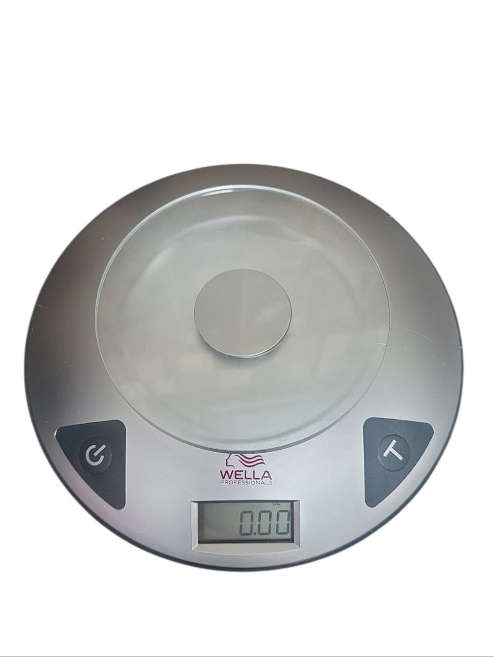 Wella Round Digital Salon Scale — Silver Gray